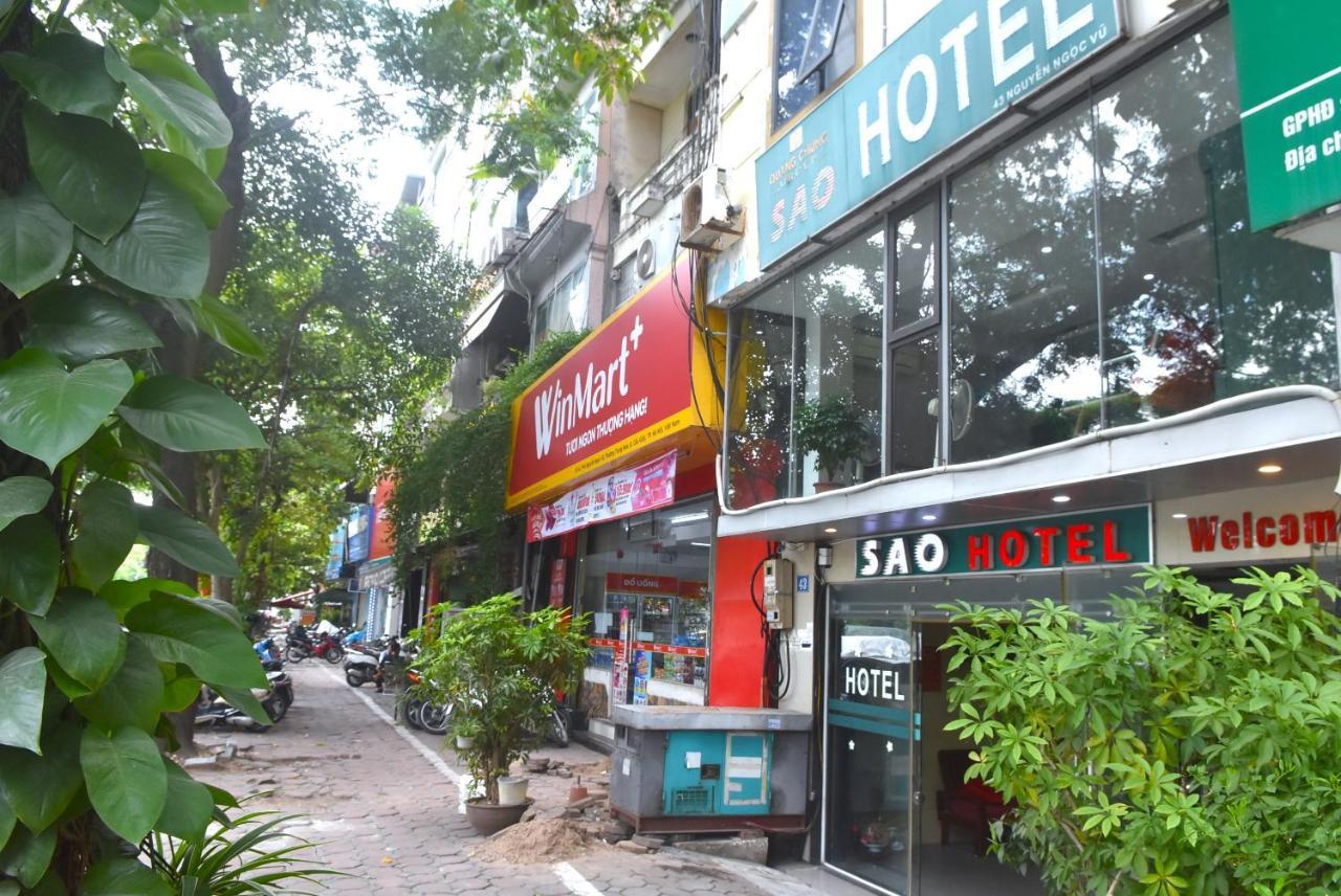 Sao Hotel Nguyen Ngoc Vu Hanoi Exteriör bild